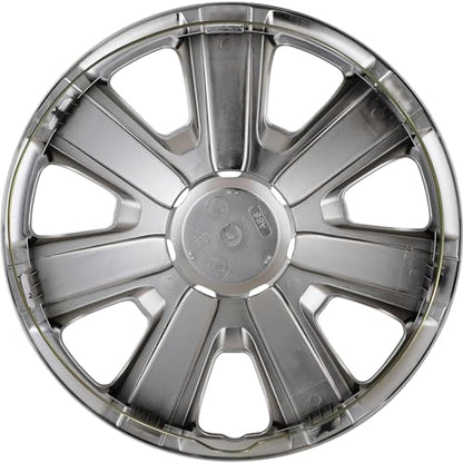 15 Inches Wheel Rim Cover Hubcaps, Hubcap Wheel Covers - color: 5076-Chrome-15