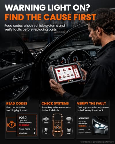 ANCEL DS500BT Bidirectional Scan Tool, Full-System OBD2 Diagnostic Scanner with 3000+ Active Tests, 28+ Service Functions, Lifetime Free Updates & CAN FD - color: Silver