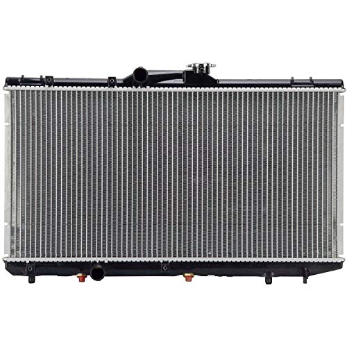 VibeUp 1409 Radiator | AT,With TOC | 13-4/5" Core | Fits For Toyota Corolla 93-97; Geo Prizm 93-97 | OE#1641002151,1641002130 - size: Rad:1409