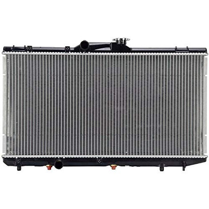 VibeUp 1409 Radiator | AT,With TOC | 13-4/5" Core | Fits For Toyota Corolla 93-97; Geo Prizm 93-97 | OE#1641002151,1641002130 - size: Rad:1409
