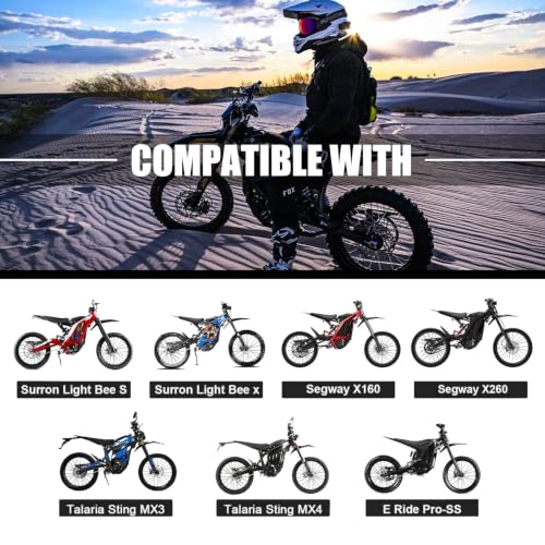 Brake Pads Front and Rear Compatible with Surron Light Bee X/S Talaria Sting R MX3 MX4, 6 Pcs Sintered Disc Upgraded Replacement Brake Pads for Electric Dirt Bike Sur-Ron - size: 6 pcs