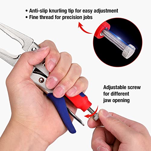 WORKPRO 3-Piece Locking Pliers Set, Heavy-Duty Cr-V Steel