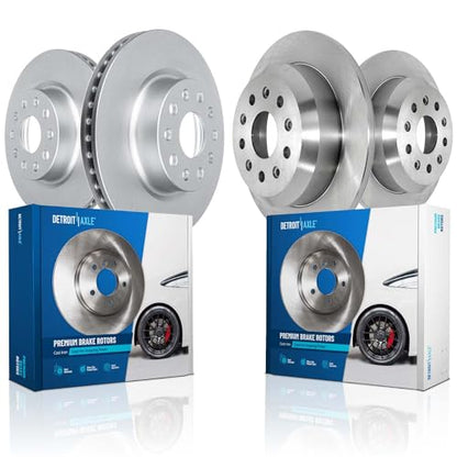 Detroit Axle - Brake Rotors for Jeep 2018-2026 Wrangler [Brake Code BRY] - size: 4R54652/kit