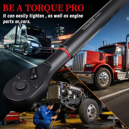 3/4-Inch Drive Torque Wrench 100-950ft.lb/135.58-1288.03Nm - size: 3/4" 1PC