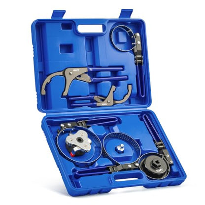 OMT 9pc Oil Filter Wrench Set, Universal 3-Jaw Removal Tool