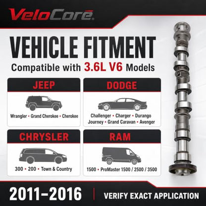 Left Intake Camshaft 5184379AG 3.6L Engine Only - size: Left Side Intake