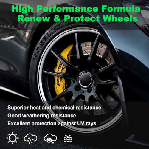 NADAMOO Gloss Black Spray Paint for Wheels - color: Glossy Black, size: 13 Ounce (Pack of 4)