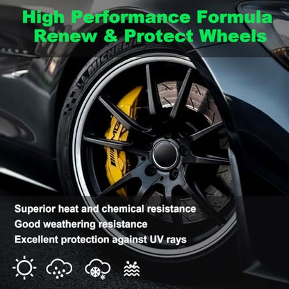 NADAMOO Gloss Black Spray Paint for Wheels - color: Glossy Black, size: 13 Ounce (Pack of 4)