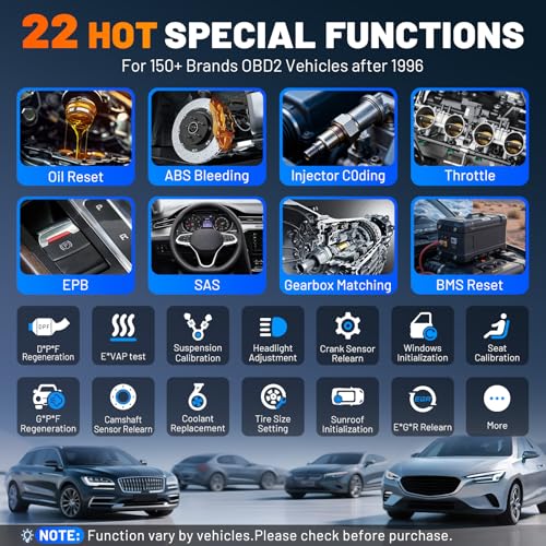 XTOOL TP580 KIT TPMS Programming Tool & 2PCS TS100 TPMS Sensors