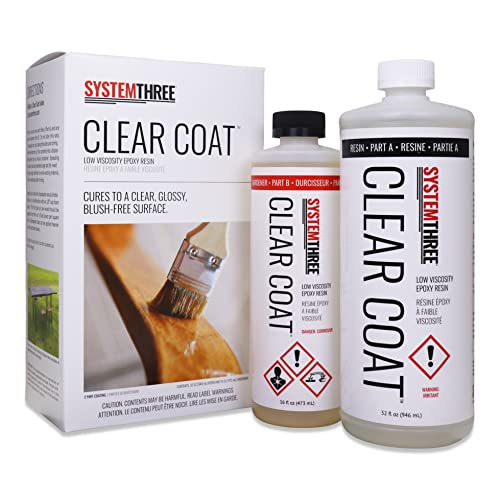 System Three Clear Coat Epoxy Resin, 1.5 Quart Kit - size: 1.5 Quarts