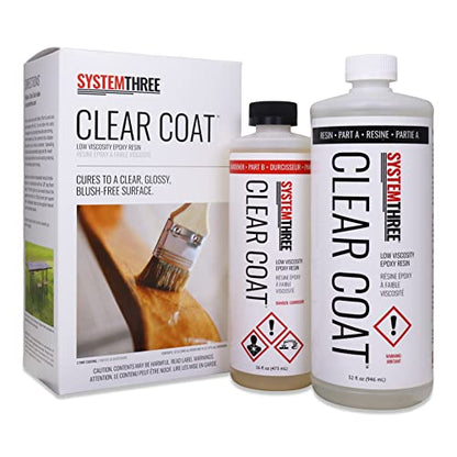 System Three Clear Coat Epoxy Resin, 1.5 Quart Kit - size: 1.5 Quarts