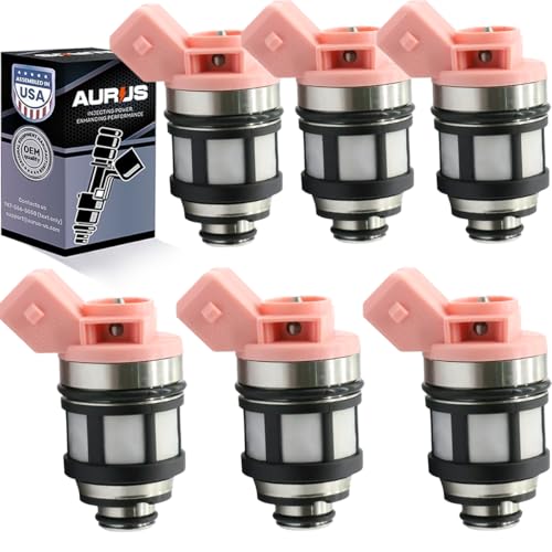 6pcs AURUS OEM Fuel Injectors 16600-88g10 JS20-1 Compatible With Mercury Villager (1993-1995), for Nissan Pathfinder (1990-1995) D21 Pickup (1990-1994) Quest (1993-1995) 3.0L V6 Cylinder - size: 6 pc