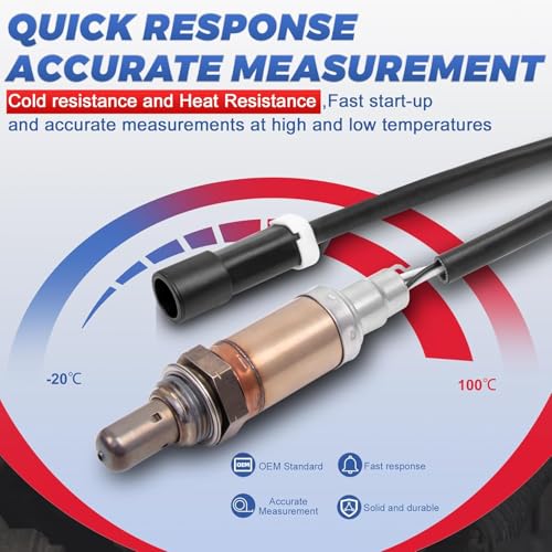 4PCS Oxygen Sensor O2 Sensor 2 Upstream & 2 Downstream 234-4045 SG1813 22060 250-24001 2004-2010 for Ford Explorer 4.0L 4.6L,1999-2006 for Ford F-150 4.2L 4.6L 5.4L,2001-2002 for Lincoln