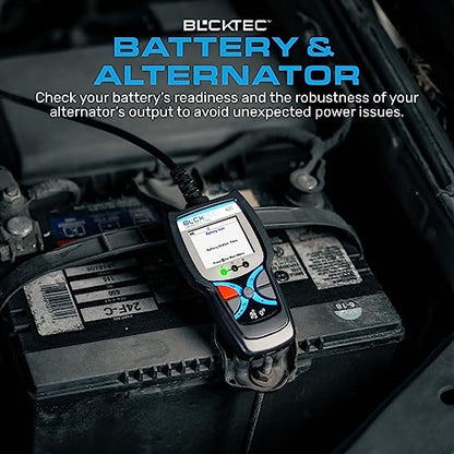 BLCKTEC 420 Bluetooth OBD2 Scanner Diagnostic Tool - Vehicle Code Reader for Car - Clears Check Engine Light - Comes with Premium OBD App On IOS & Android - Works For All Cars 1996 & Newer - size: 1.8 inches