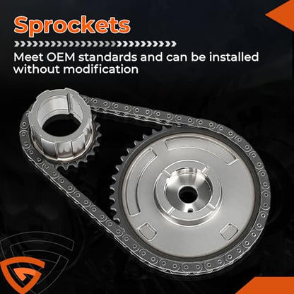 LS Oil Pump Timing Chain Kit with Gasketes 5.3 High Volume for Chevy GMC - size: 10295