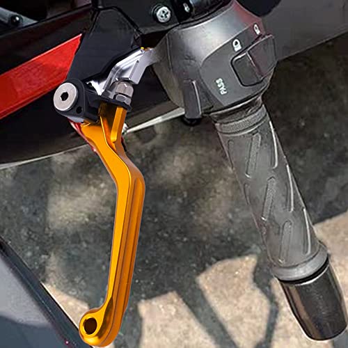 Universal Motorcycle Clutch Brake Handle - color: Orange