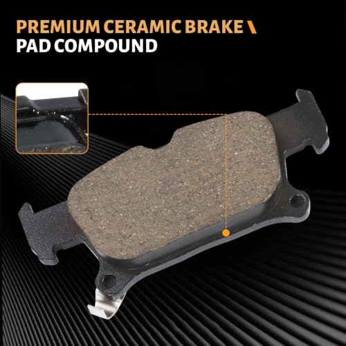 D1923 Rear Ceramic Brake Pads Kit Fit For Buick Envision 2016-2020 - size: HZ1923