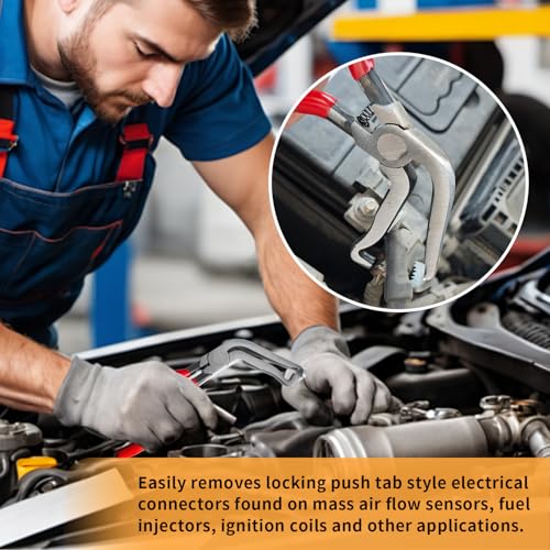 2 PCS Electrical Disconnect Pliers for Cars, 60 Degree Automotive Electrical Connector Pliers and Electrical Connector Separator Tool - style: Electrical Disconnect Pliers Set 3