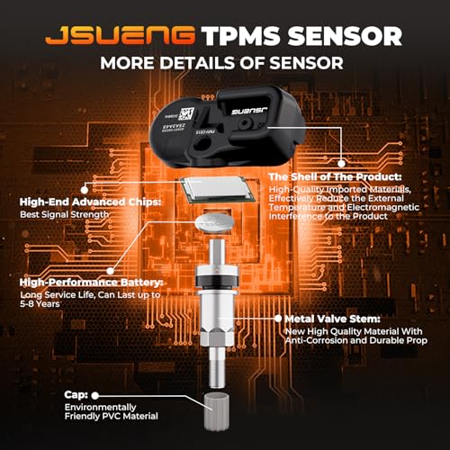TPMS Sensors,315Mhz set of 4 Tire Pressure Monitor System for Lexus Toyota - size: 4260748010