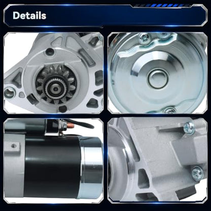 23300EA200 17942N Starter Motor for 2005-2019 Nissan Frontier, 2005-2010 2012 Pathfinder, 2005-2014 Xterra, 2009-2012 Suzuki Equator, 4.0L, 12V 1.8KW 13 Teeth CW - size: M1TA0071