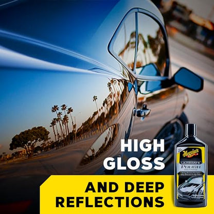 Meguiar’s Ultimate Polish, High-Gloss Polish for a Show Car Shine, 16 oz - size: 16 Fl Oz (Pack of 1), style: 16 Oz
