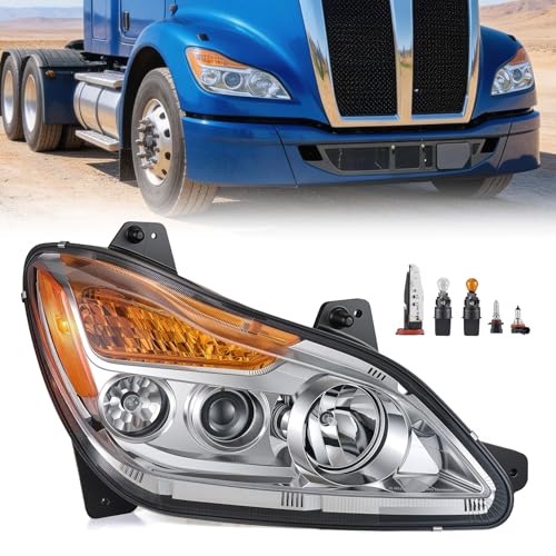 VRC Headlight for 2022 2023 2024 Kenworth T680 Next Gen P546156100 - size: 2022-2024 Right Passenger Side
