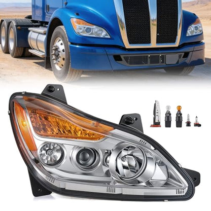 VRC Headlight for 2022 2023 2024 Kenworth T680 Next Gen P546156100 - size: 2022-2024 Right Passenger Side