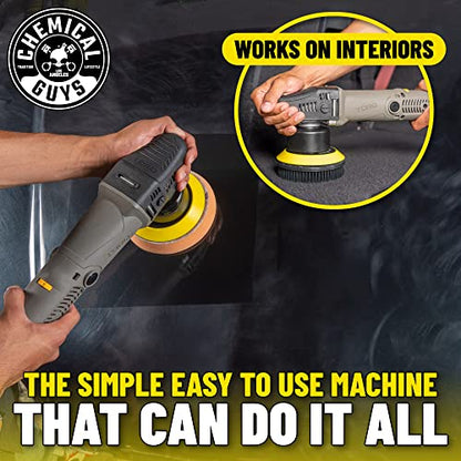 Chemical Guys BUF503 TORQX Random Orbital Polisher (Safe for Cars, Trucks, SUVs, & More) 700W, Orbit 8mm, 4.7 lb - size: 1 ITEM KIT
