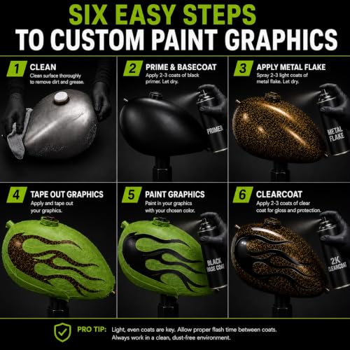 LiME LiNE Sprayable Metal Flake Paint Additive: Solvent Resistant Glitter for Automotive Custom Painting (Green) - color: Green