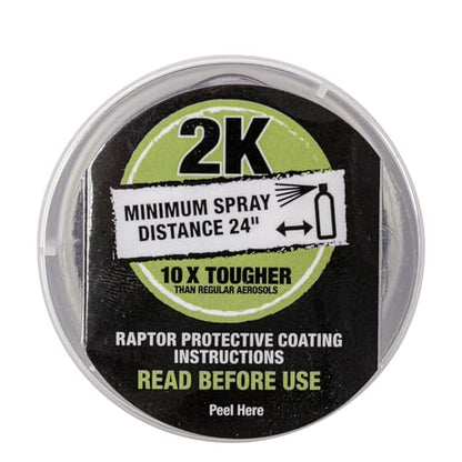 Raptor 2K Bedliner Aerosol, Protective Coating, 13.2 OZ - color: Basalt Gray