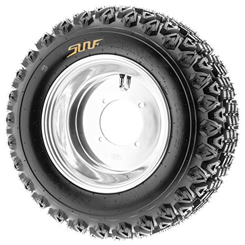 Set of 4 SunF G003 all-terrain 22x11-10 Front & 22x11-10 Rear ATV UTV Golf-Cart Turf Trail Tires, 4 Ply, Rim(s) NOT included