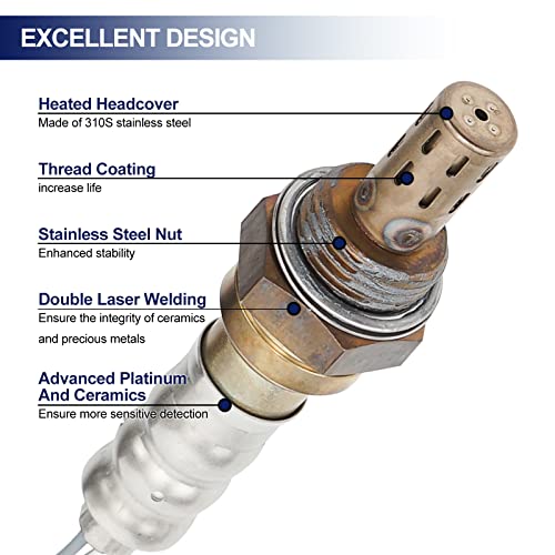 O2 Sensor Upstream and Downstream for Chevy, for GMC Sierra for Cadillac