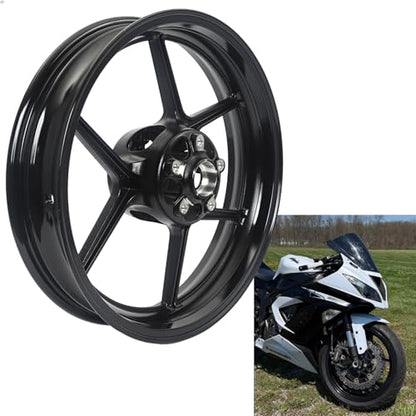 17"x3.5" Front Wheel Rim for Kawasaki Ninja ZX6R ZX10R KLZ1000 - color: Black, size: Ninja ZX6R 2005-2024 ZX10R 06-10 ZX6RR 05 06