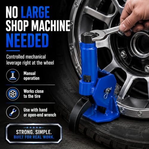 Tire Bead Breaker Tool for Small Tires, ATV, UTV & Riding Mower Use - color: blue