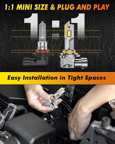 Termitor 9012/HIR2 Light Bulbs, 130,000LM 15X Ultra-Bright, Pack of 2 - size: 9012/HIR2