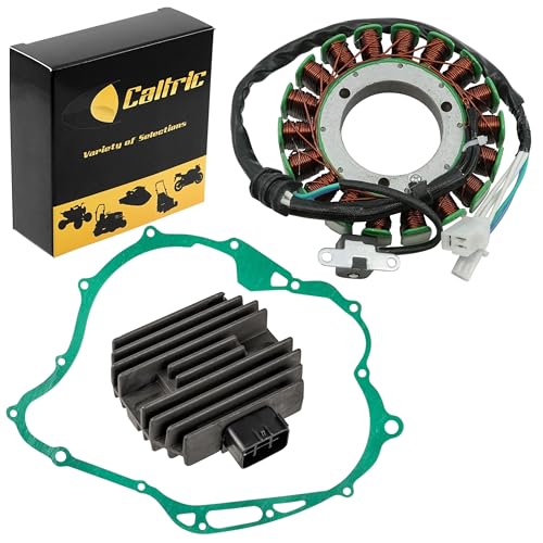 Caltric Stator and Regulator Rectifier with Gasket Compatible With Yamaha V Star 1100 Xvs1100 Midnight Custom