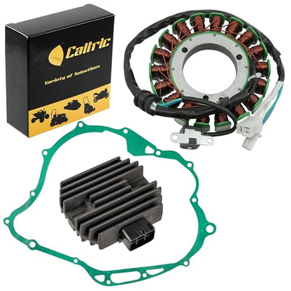 Caltric Stator and Regulator Rectifier with Gasket Compatible With Yamaha V Star 1100 Xvs1100 Custom 2003-2009