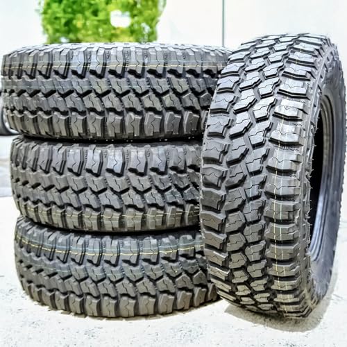 Thunderer R408 Trac Grip M/T Mud-Terrain Tire LT33/1250R18 122Q 12 Ply Rating 21 32nds Tread Depth - size: 33X12.50R18