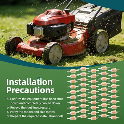 Fuel Filter Gas InlineCompatible with Small Tractors Lawn Movers