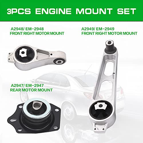 Engine Motor Mount Compatible with 2000-2002 Chrysler Neon 2001-2010 PT