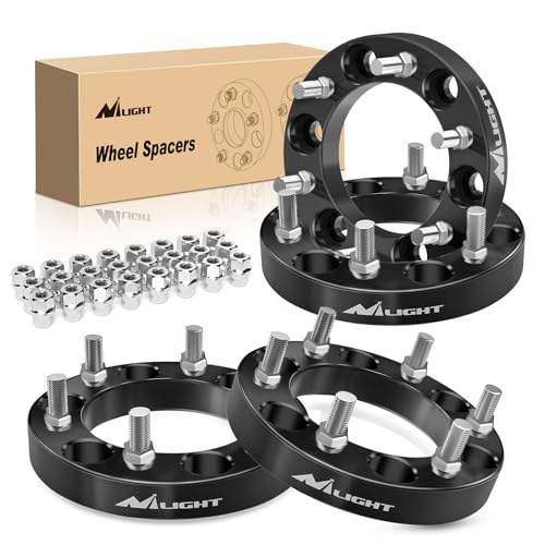 Nilight 6x5.5 Wheel Spacers for Toyota Tacoma 4Runner 1995-2023 - size: 1995-2023 Toyota Tacoma-1inch