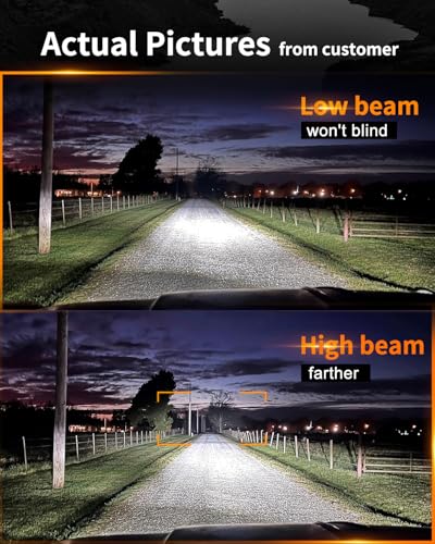 UNI-SHINE 2PCS 7-Inch LED Headlights - DOT Approved, Hi/Lo Beam, Compatible with Jeep Wrangler, Chevy, and Miata - Plug and Play - color: X4 (2pcs)