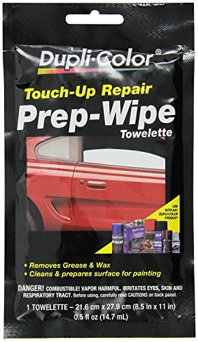 Dupli-Color (PW100-12 PK) Grease and Wax Remover with Single-Use Towelette, (Case of 12)