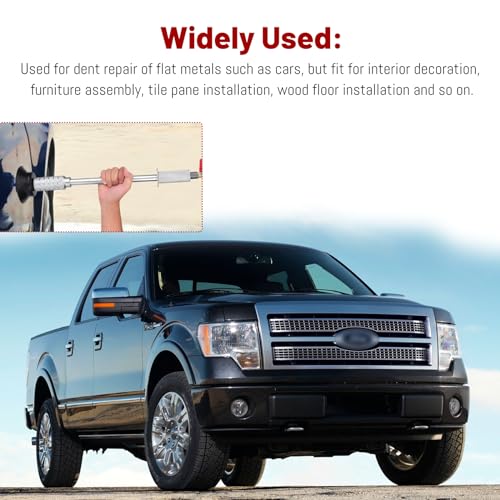 Air Pneumatic Car Dent Puller, Pneumatic Air Suction Dent Puller Slide Hammer, Auto Body Repair Suction Cup, Auto Body Dent Remover Hand Tools Kit with 5 Tapes for Vehicle Auto Body