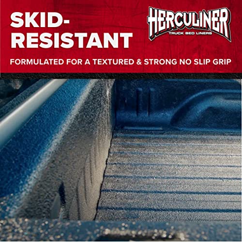 HERCULINER HCL1B8 Roll-on Bed Liner Kit,Black, 1 Gal.