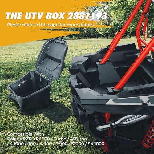 KEMIMOTO UTV Rear Cargo Box 69 QT Storage Box 2881193