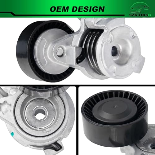 Belt Tensioner Assembly with Pulley for:-BMW 750I 2006-2008 545I - size: 11287549588