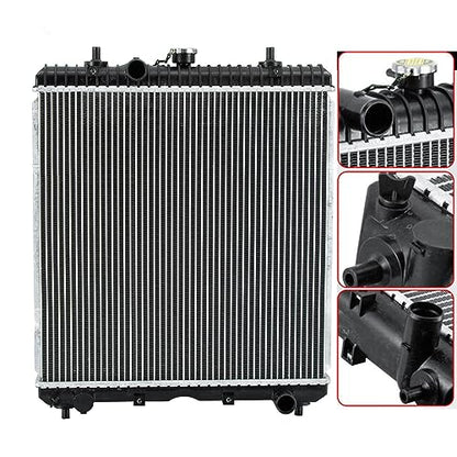 OE # 3C081-17100 Radiator Replacement for Kubota M9540FC M100XDTC M108SH M108SDSL SDSL2 M9540M100GXDTC M110XDTC M8540DT M8560HD M9960HDC M9960HF, Aluminium Tractor Radiator - size: 3C081-17100