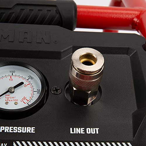 Craftsman 3 Gallon Hot Dog Air Compressor, Oil-Free 155 PSI