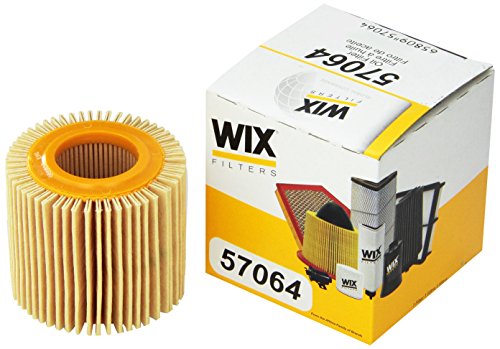 WIX 57064 Oil Filter Replacement, Built for Synthetic and High Mileage Oil - Compatible with Various Scion, Toyota, Lexus (08-19), Pontiac Vibe (09-10)